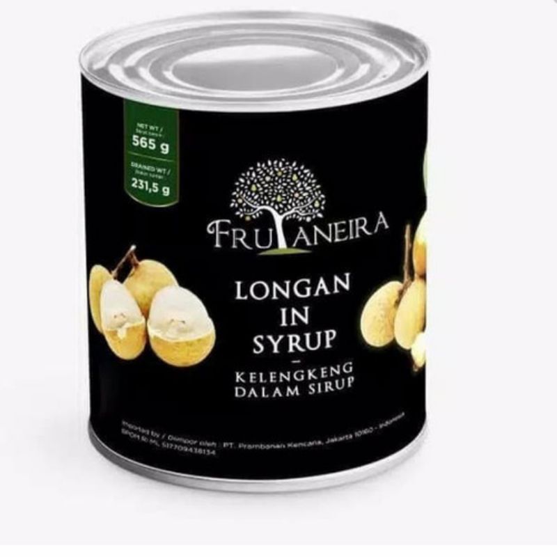 Pekanbaru Frutaneira Longan In Syrup 565G