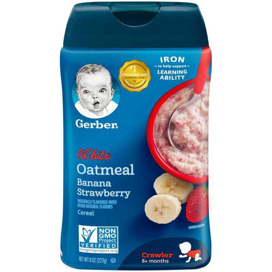 Pekanbaru Gerber Crl Lil Bit'S Banana Strwbry 8 Oz