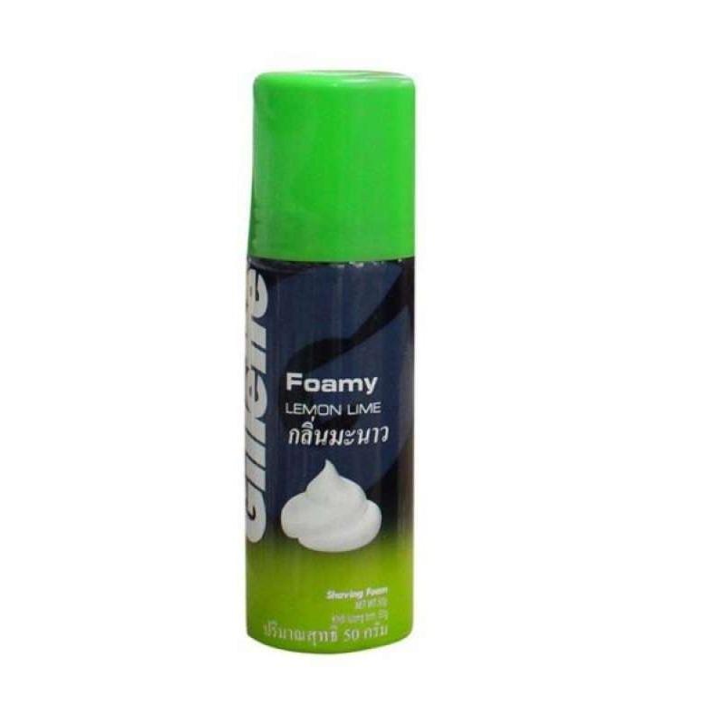 Pekanbaru Gillette Foamy Lemon Lime Shaving 50Gr