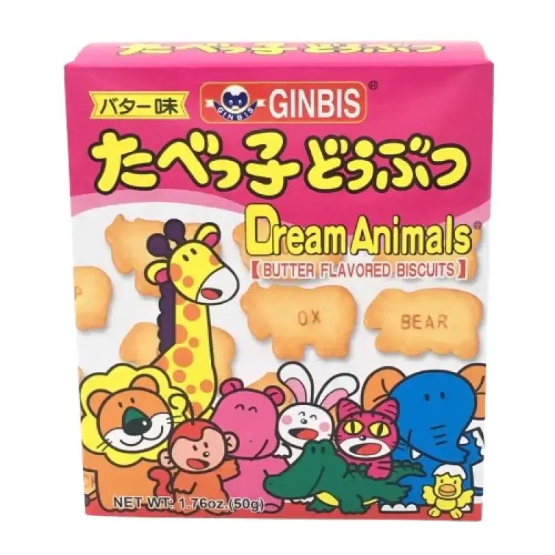 Pekanbaru Ginbis Dream Animals Butter Biscuit 50G