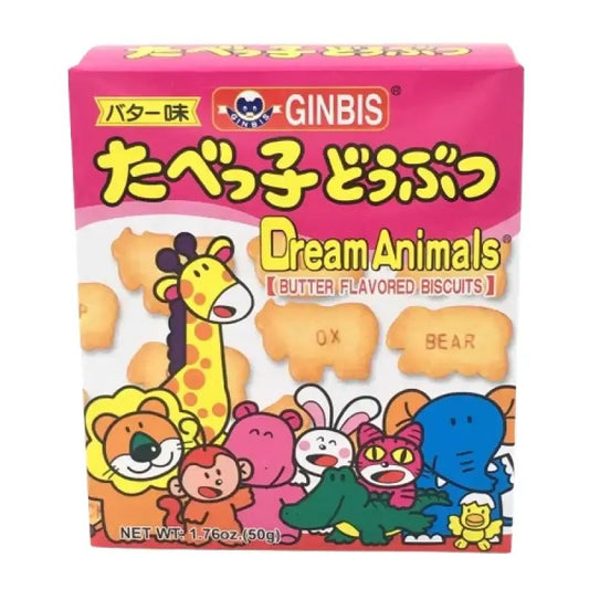 Pekanbaru Ginbis Dream Animals Butter Biscuit 50G