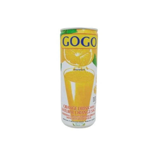 Pekanbaru Gogo Orange Juice Can [237 Ml]