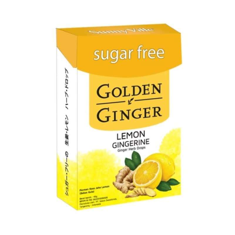 Pekanbaru Golden Ginger Sf Lemon Gingerine 45Gr