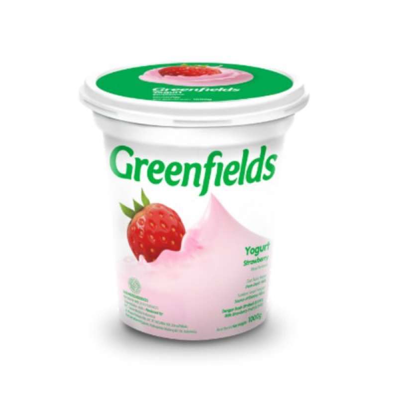 Pekanbaru Greenfields Yogurt Strawberry 1000Gr