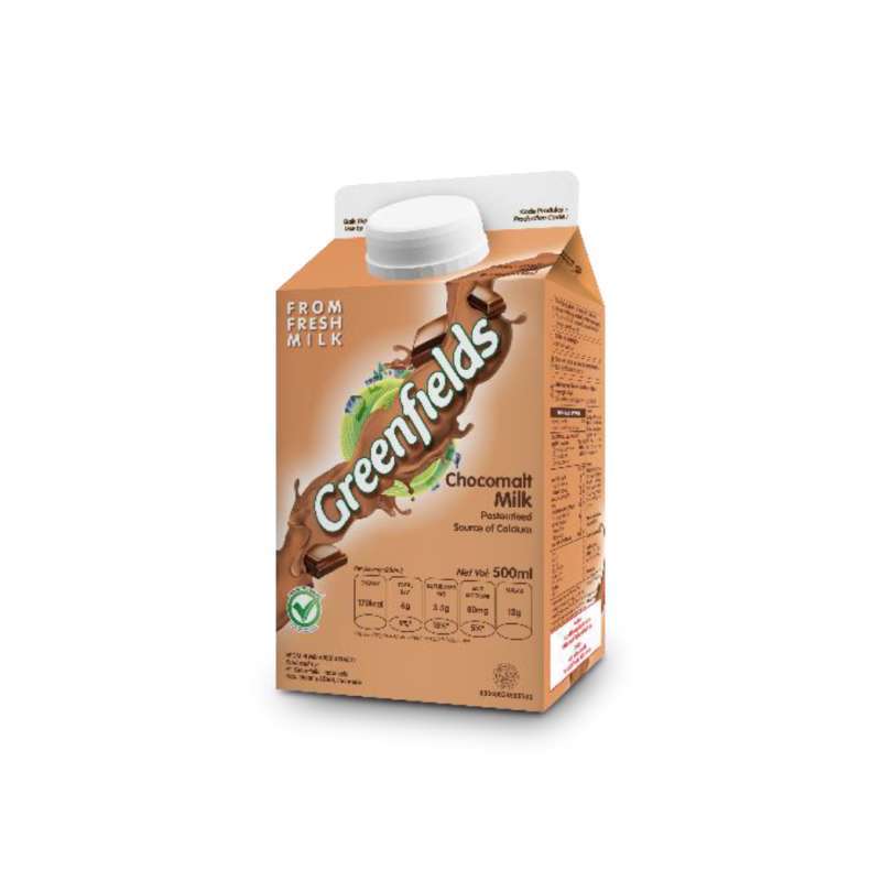 Pekanbaru Greenfields Fresh Milk Chocomalt 320 Ml