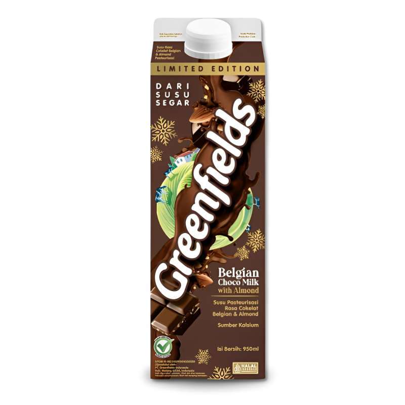 Pekanbaru Greenfield Fresh Milk Belgian Choc 950Ml