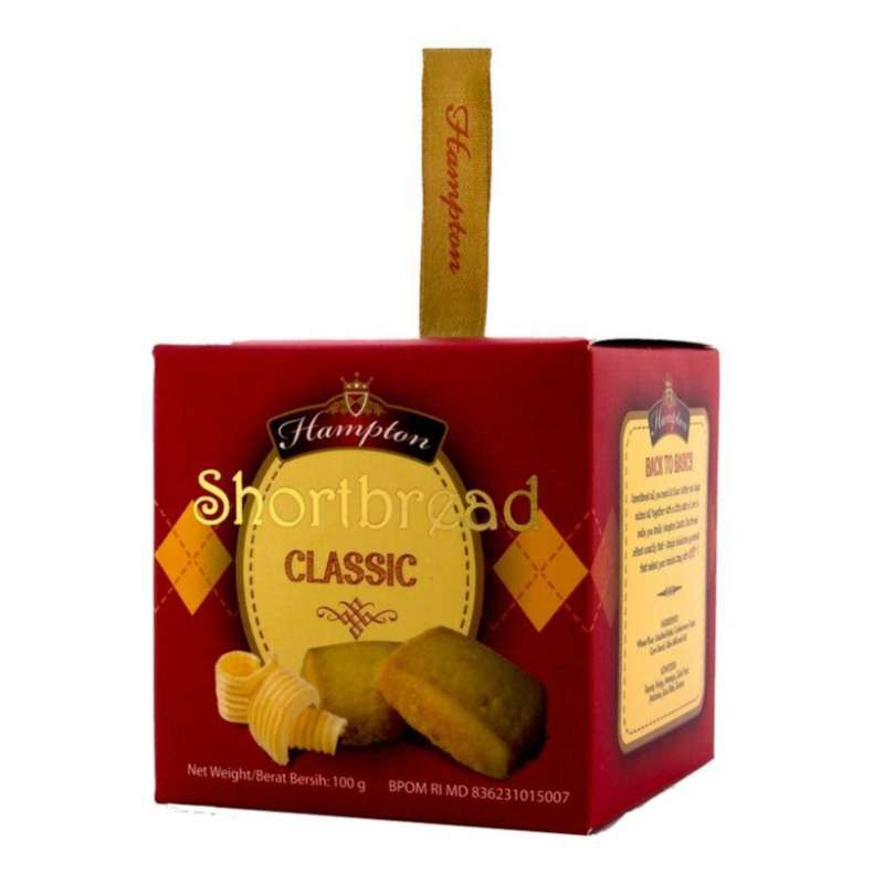 Pekanbaru Hampton Shortbread Classic 100Gr