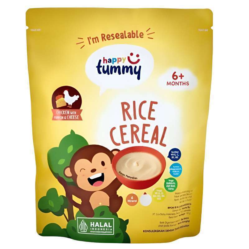 Pekanbaru Happy Tummy Rice Crl Chick W/Pumpkin 100