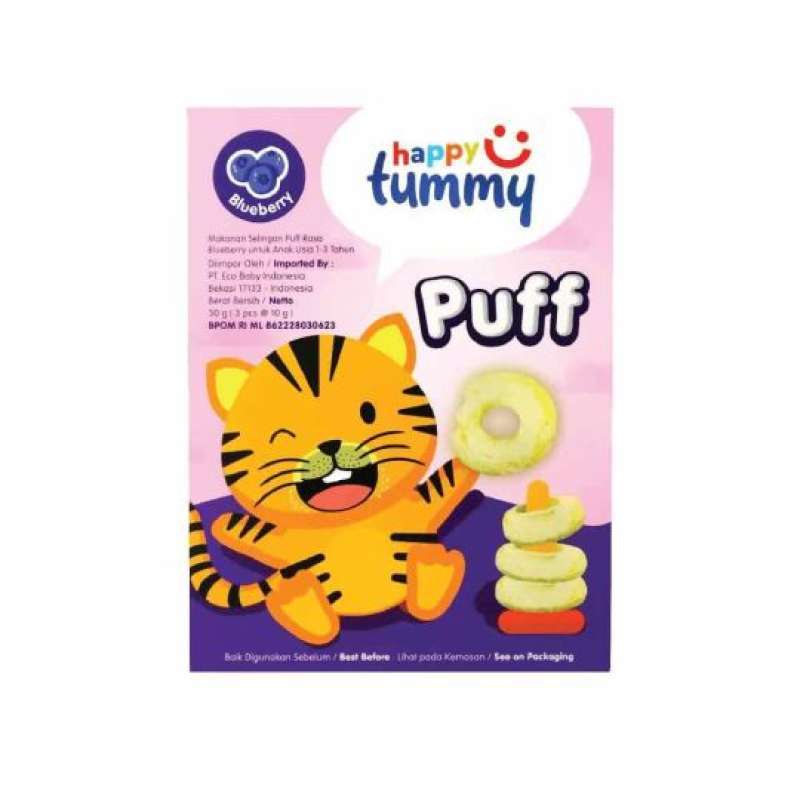 Pekanbaru Happy Tummy Bluberry Puff 30Gr
