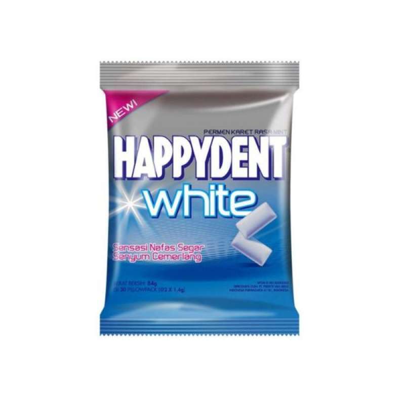 Pekanbaru Happydent White Mint 84Gr