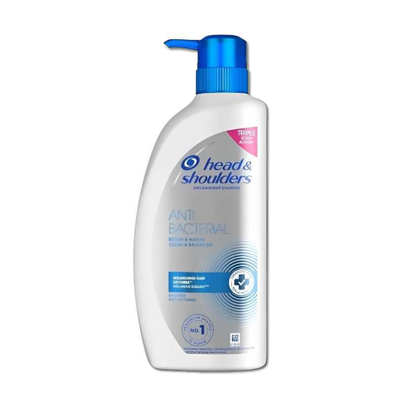 Pekanbaru Head & Shoulders Shampoo Anti Bacterial Clean & Balanced Pump [400 Ml]