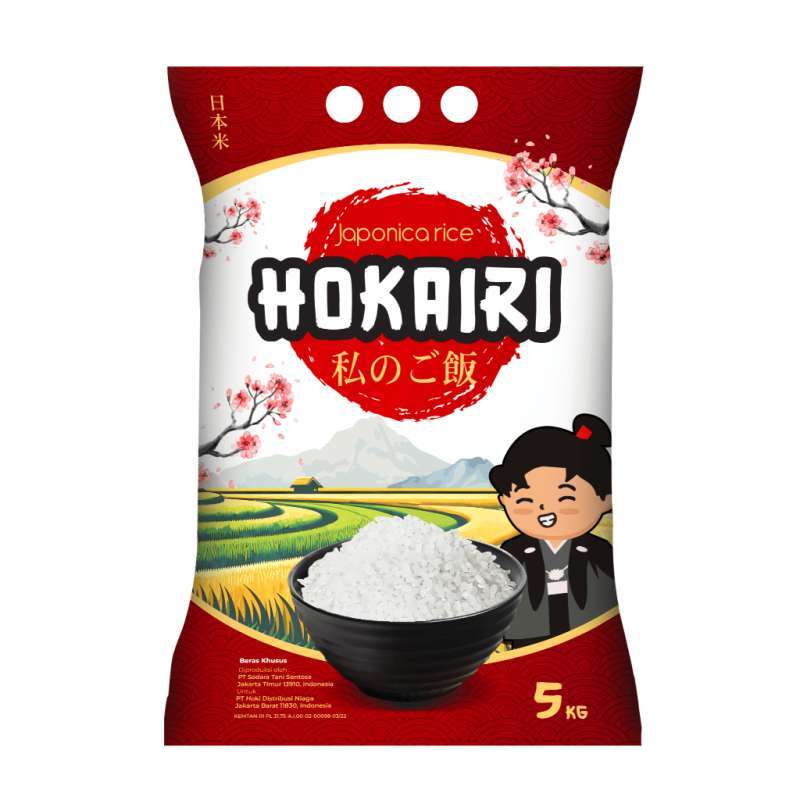 Pekanbaru Hokairi Japonica Rice 5Kg