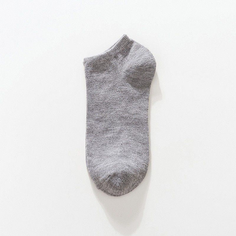 Pekanbaru Kaos Kaki Pendek Polos Ankle Socks Spandex Kaos Kaki Cewek Cowok Kaos Kaki