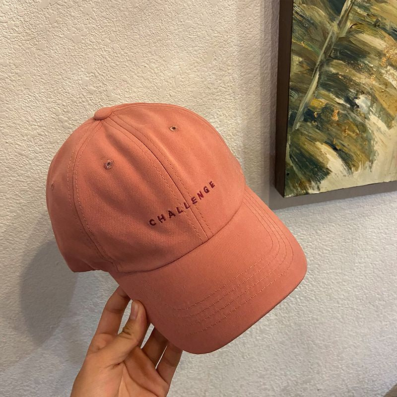 Pekanbaru Topi Baseball Cap Bordir Challenge Simple Aesthetic High Quality Polos Solid Color Fashion Topi Bisbol Korean Style