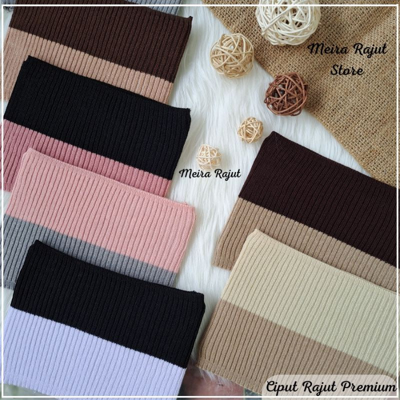 Pekanbaru Anak Hijab Bandana Rajut 2 Warna / Inner Rajut 2 Warna / Ciput Rajut 2 Warna / Inner Anti