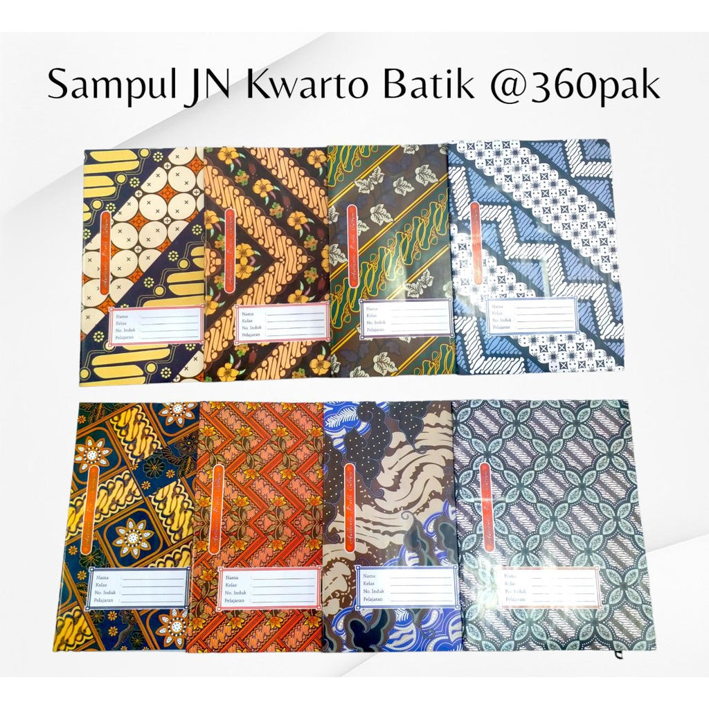 Pekanbaru Sampul Buku Jn Boxy  Garis & Kwarto Batik