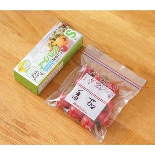 Pekanbaru Plastik Klip Double Ziplock Reusable  Fresh Bag Kantong Kulkas Penyimpan Makanan