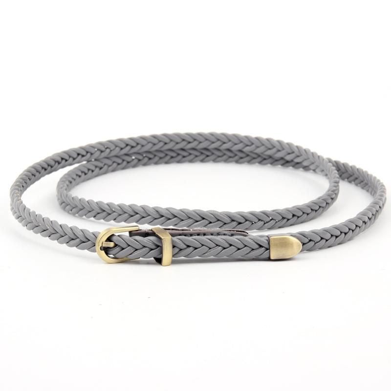Pekanbaru Ikat Pinggang Gesper Belt Kecil Wanita Bahan Kulit Pu / Tali Pinggang Wanita / Gesper