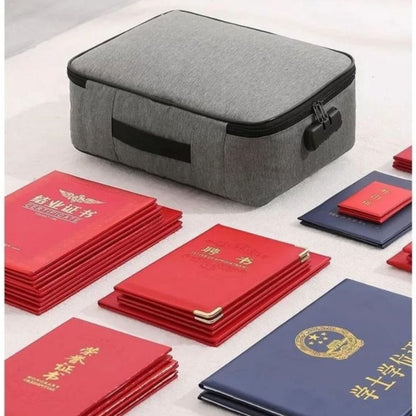 Pekanbaru Tas Dokumen Tempat Penyimpanan File Pasport Travel Bag Storage Box