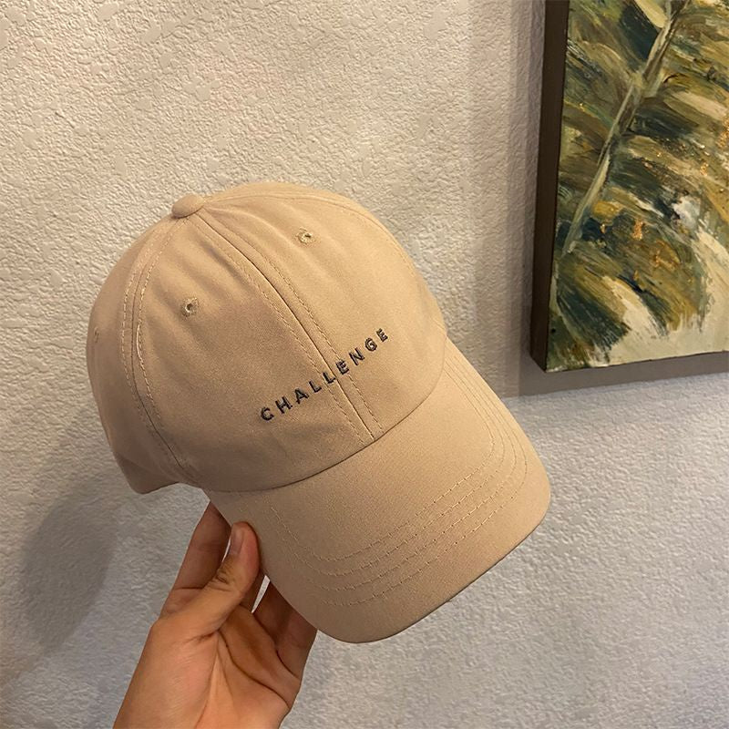 Pekanbaru Topi Baseball Cap Bordir Challenge Simple Aesthetic High Quality Polos Solid Color Fashion Topi Bisbol Korean Style