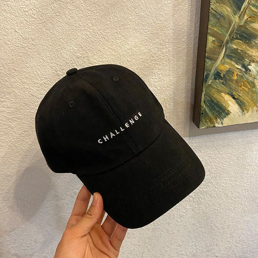 Pekanbaru Topi Baseball Cap Bordir Challenge Simple Aesthetic High Quality Polos Solid Color Fashion Topi Bisbol Korean Style