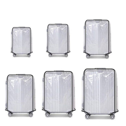 Pekanbaru Pelindung Koper Anti Gores /Grosiran Luggage Cover Transparant Cover Pelindung Koper Transparan Ukuran