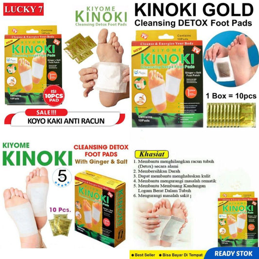 Pekanbaru ( 1 box isi 10 pcs) Kinoki Koyo Kaki detox Kaki Original / Kinoki Gold Koyo/ Kinoki Gold Detox
