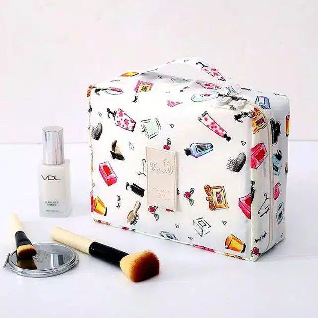 Pekanbaru HR-Tas Kosmetik Multifungsi Kosmetik Pouch Tas Make Up Monopoly Makeup Multi Pouch Travel Import Murah Viral Souvenir Pesta Hadiah Kondangan