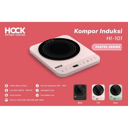 Pekanbaru Kompor Induksi Hock Hi-101 / Kompor Hock Induksi Hi 101 Pastel Series / Kompor Listrik Hock