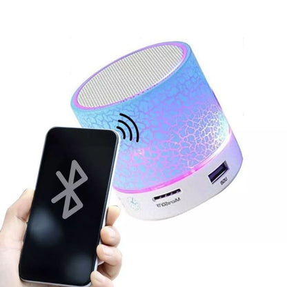 Pekanbaru Speaker Bluetooth Creck Effect ( Motif Retak ) Mini S-10 Lampu Led Super Bass
