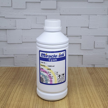 Pekanbaru Tinta Miracle Canon 1 Liter (Black/ Magenta/ Cyan/ Yellow)