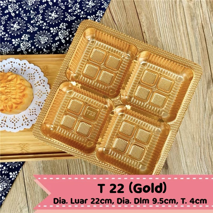 Pekanbaru Mika Tray Mooncake / Kue Bulan Petak Sekat Per Pack