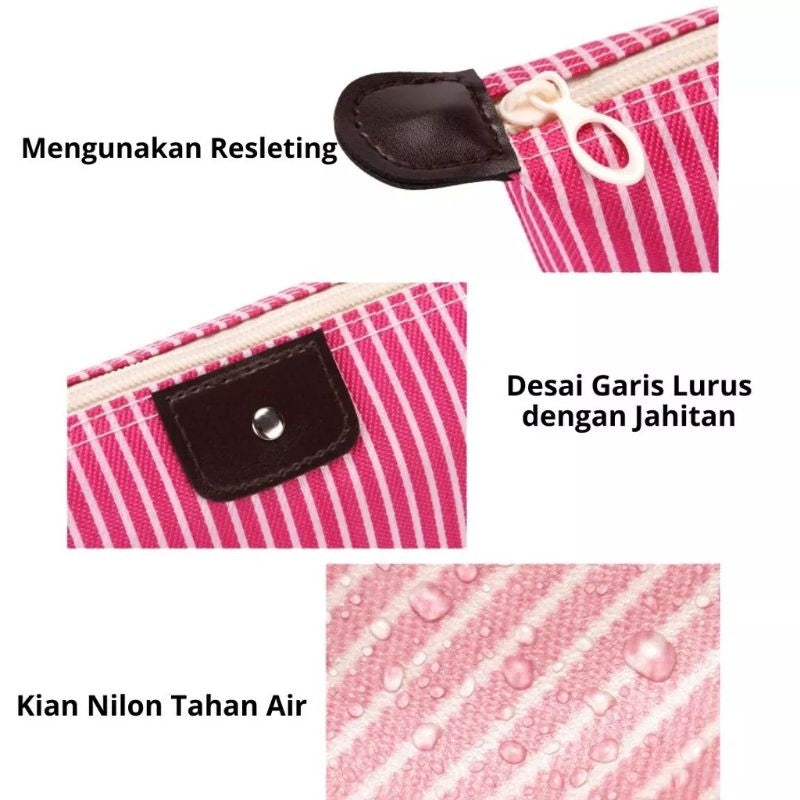 Pekanbaru Travelmate Cosmetic Pouch Dompet Kosmetik Tempat Taruh Make Up