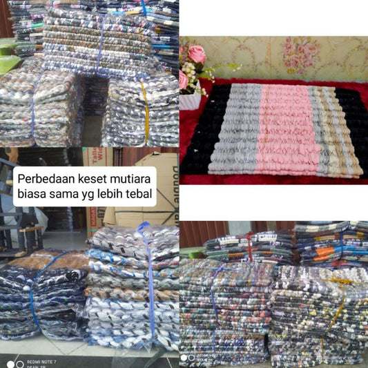 Pekanbaru Keset Kaki Premium Tebal Ukuran 40 x 60 cm / Keset Mutiara Tebal/ Keset Kamar Mandi