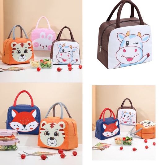 Pekanbaru TAS BEKAL ANIMAL ALUMUNIUM TAS BENTO Cooler Bag Animal Karakter Kartun Tas Aluminium