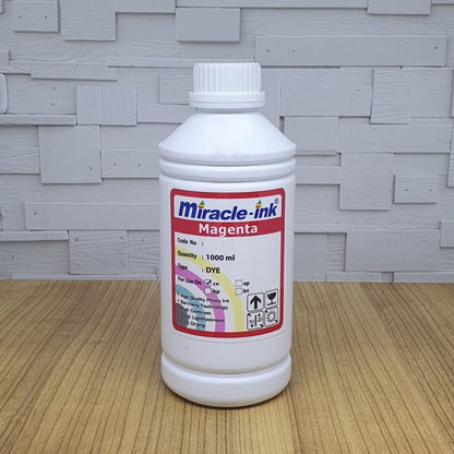 Pekanbaru Tinta Miracle Canon 1 Liter (Black/ Magenta/ Cyan/ Yellow)