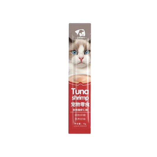 Pekanbaru HR-Peien MCJ Snack Kucing hewan peliharaan Makanan Kucing Basah Batang Cat Stick 15gr Cat Treats Cat Food Strip