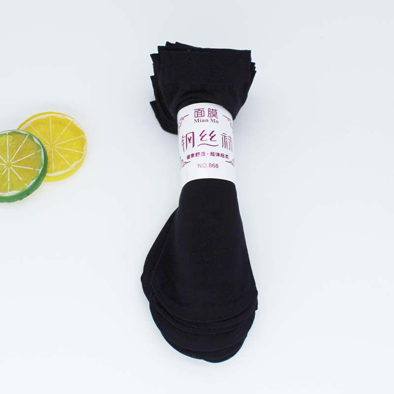 Pekanbaru Kaos Kaki Stocking Pendek Warna Kulit dan Hitam Anti Slip Kaus Kaki Flatshoe Tidak Mudah Sobek Anti Slip Korean Style Short Socks Invisible