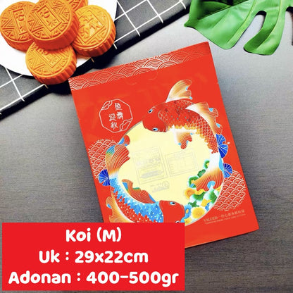 Pekanbaru Plastik Mooncake / Kue Bulan Non-Seal Ukuran Xl Per Pcs