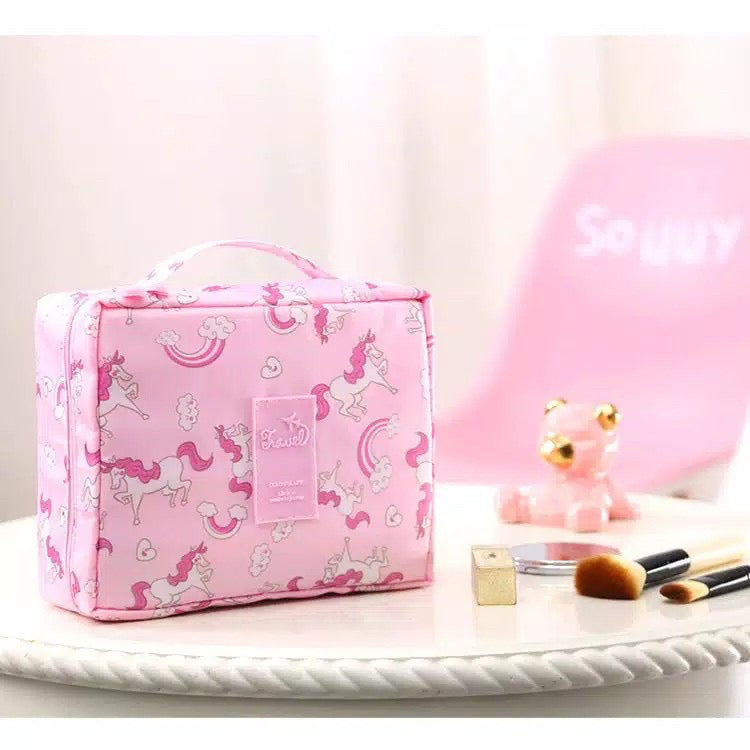 Pekanbaru HR-Tas Kosmetik Multifungsi Kosmetik Pouch Tas Make Up Monopoly Makeup Multi Pouch Travel Import Murah Viral Souvenir Pesta Hadiah Kondangan