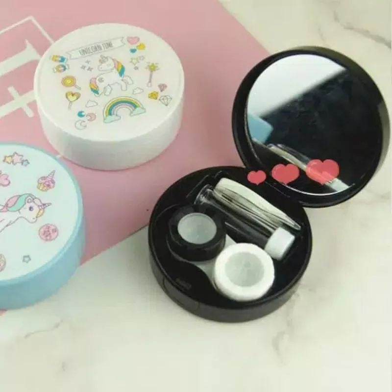 Pekanbaru Travelkit Tempat Softlens Bulat 2 In 1