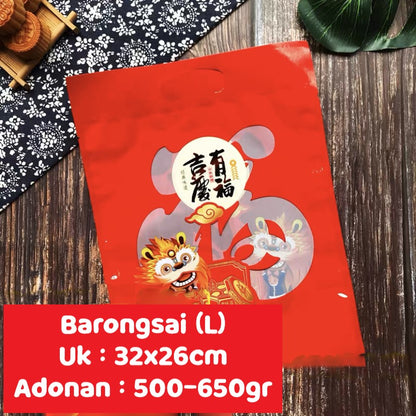 Pekanbaru Plastik Mooncake / Kue Bulan Non-Seal Ukuran Xl Per Pcs