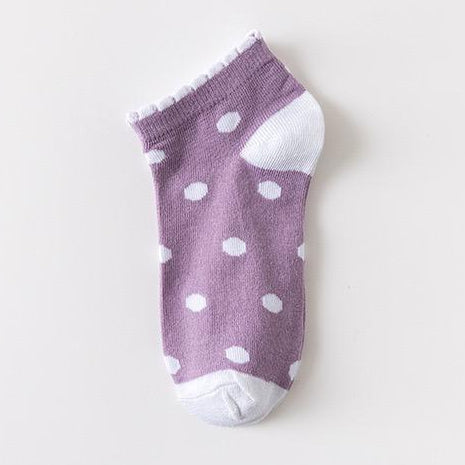 Pekanbaru Kaos Kaki Lotso Lilac Beruang Ungu Putih Soft Color Import Sock High Quality Cute Soft Purple Korean Style