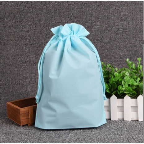 Pekanbaru HR-Premium Drawstring Pouch Bag Tas Serut Packaging Makeup Kantong Travel Warna Pastel Sebaguna Bahan Tebal Organizer Bag Anti Air Tempat Penyimpanan Pakaian Make Up Pouch Serut Murah