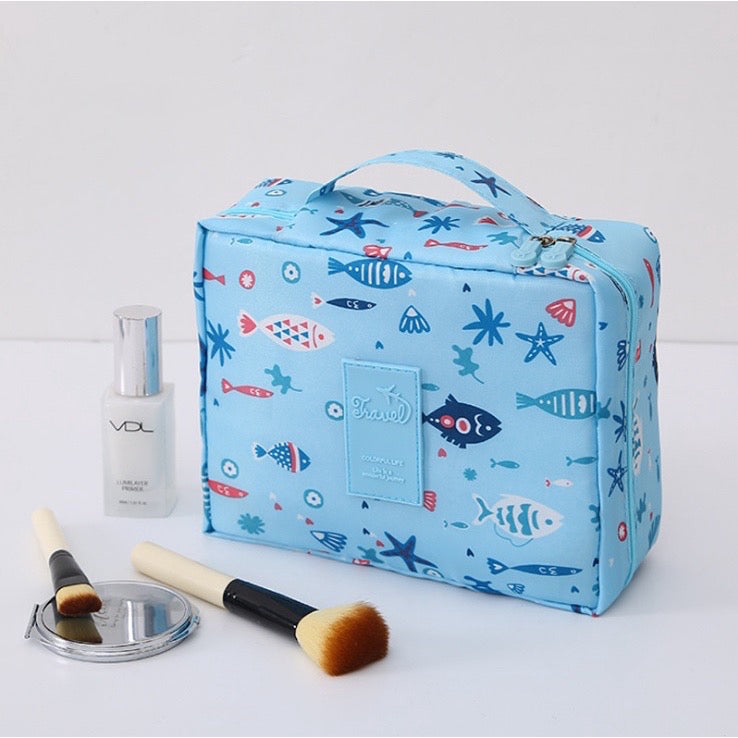 Pekanbaru HR-Tas Kosmetik Multifungsi Kosmetik Pouch Tas Make Up Monopoly Makeup Multi Pouch Travel Import Murah Viral Souvenir Pesta Hadiah Kondangan