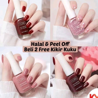 Pekanbaru Kudan Kutek Peel Off Halal Tahan Lama Wangi Cat Kuku Halal Muslimah