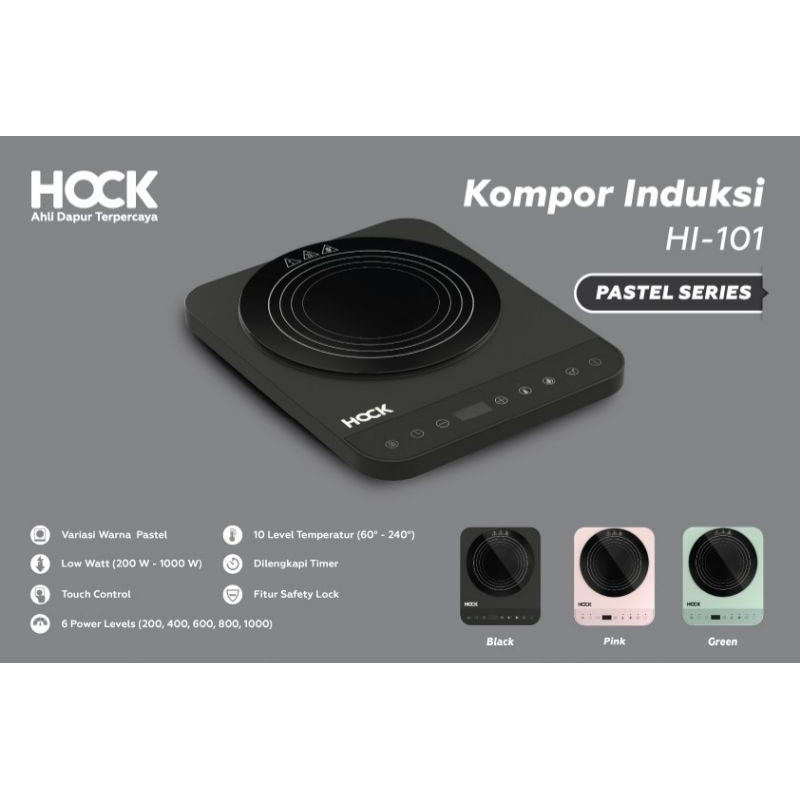Pekanbaru Kompor Induksi Hock Hi-101 / Kompor Hock Induksi Hi 101 Pastel Series / Kompor Listrik Hock