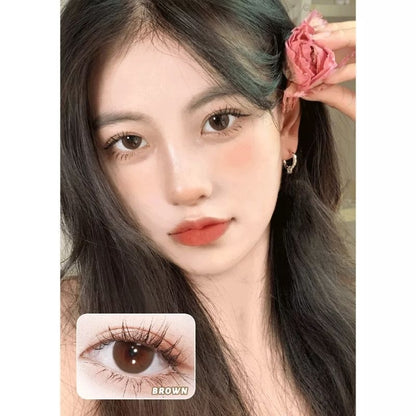Pekanbaru Softlens B1075-1 Natural Kode Minus Sepasang Lensa