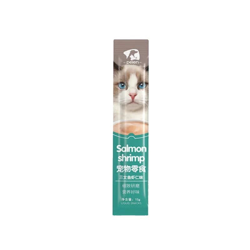 Pekanbaru HR-Peien MCJ Snack Kucing hewan peliharaan Makanan Kucing Basah Batang Cat Stick 15gr Cat Treats Cat Food Strip