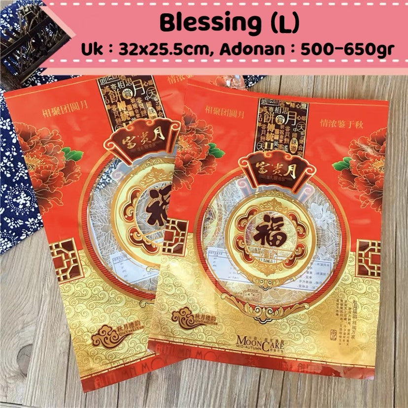 Pekanbaru Plastik Mooncake / Kue Bulan Non-Seal Ukuran Xl Per Pcs